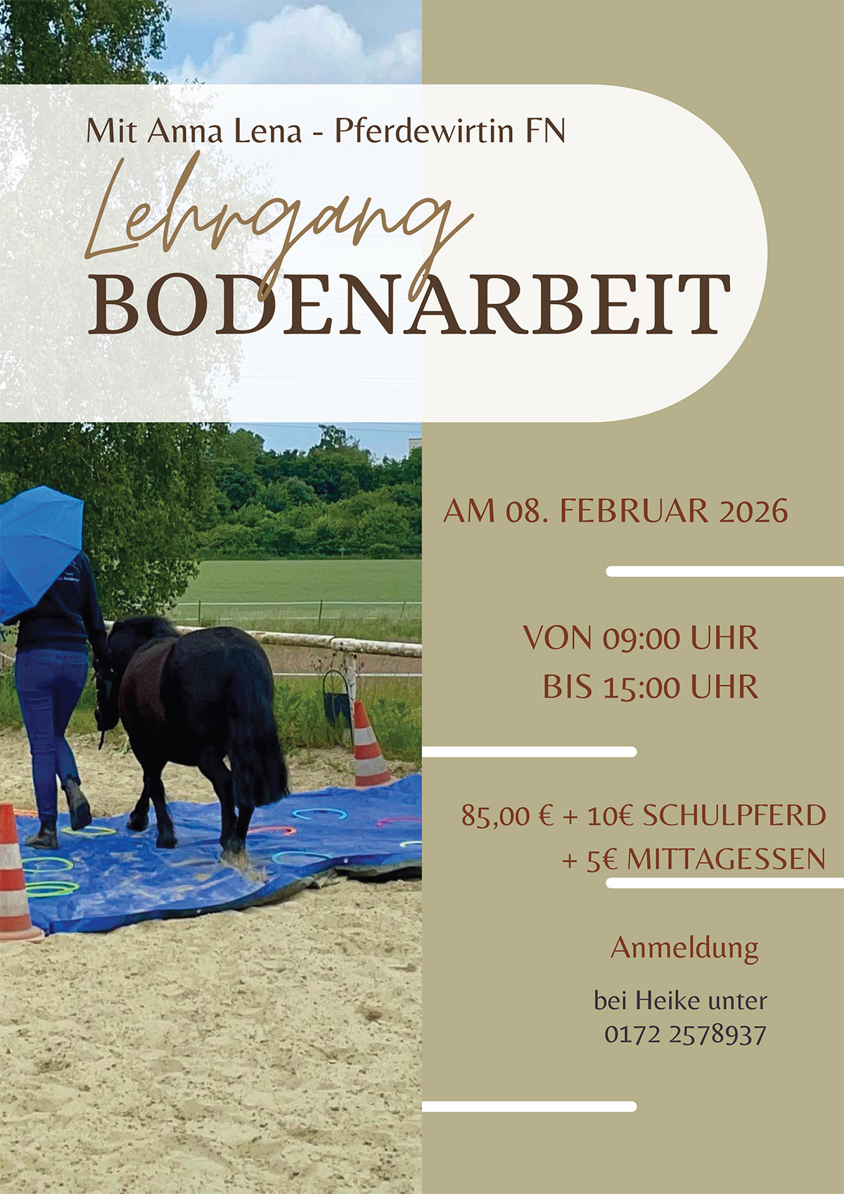 Flyer Bodenarbeit Lehrgang 8.2.26